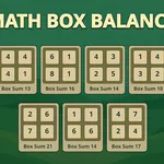 Scherp je geest met Math Box Balans, een leuk en uitdagend cijferpuzzelspel. Wissel blokken om de sommen in elke box gelijk te maken en test je logica. Speel…