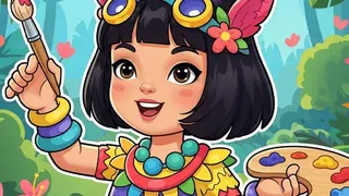 Ontketen je creativiteit in dit levendige kleurspel. Kies uit vele jungle scènes en breng ze tot leven met een rijk palet aan kleuren. Begin nu met kleuren.