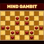 Test je strategische geest met Mind Gambit, een klassieke peg solitaire puzzel. Plan je zetten om het bord leeg te maken en slechts één pion over te laten.