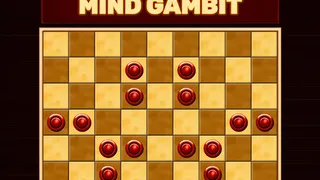 Test je strategische geest met Mind Gambit, een klassieke peg solitaire puzzel. Plan je zetten om het bord leeg te maken en slechts één pion over te laten.
