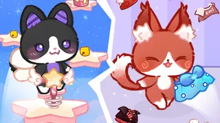 Creëer schattige outfits voor je virtuele kitten en test je reflexen in leuke minigames. Speel dit charmante kattensimulatiespel vandaag nog gratis online.