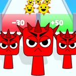 Leid je schattige Sprunki-team door een uitdagend hindernisparcours. Vergroot je team door de juiste poorten te kiezen en test je reflexen om de finish te…