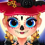 Kom in de griezelige sfeer met Little Lily! Ontwerp leuke kostuums, breng vrolijke schmink aan en versier een taart in dit charmante Halloween make-over spel.