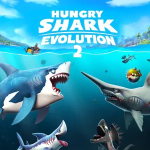 Duik in een <strong>spannend onderwateravontuur</strong> met Hungry Shark Evolution 2! Leid je hongerige haai naar de top van de voedselketen. Verslind…
